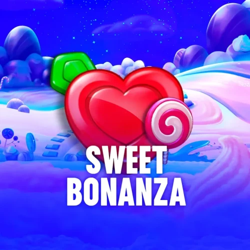 Divirta-se jogando o caça-níquel com tema de doces Sweet Bonanza no Pixbet.
